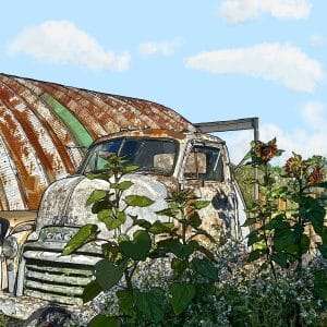 Rust and Sunflowers